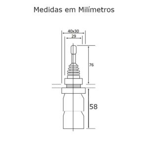 Cetti Materiais Elétricos 45 medidas-manipulador-4-posicoes-lukma