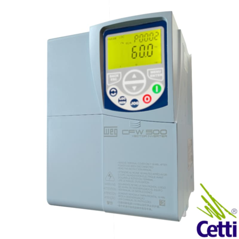Inversor de Frequência WEG CFW500 10CV 380V 16A 7,5kW Inversor de Frequência WEG CFW500 10CV 380V 16A 7,5kW