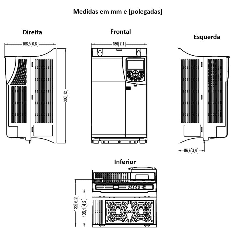 medidas-montagem-cfw500d28p0t2db20g2-desenho-mecanico-weg medidas-montagem-cfw500d28p0t2db20g2-desenho-mecanico-weg