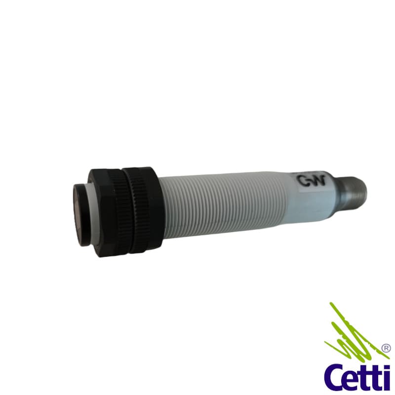 Sensor Óptico Difuso 24VCC NPN/ PNP 1NA 1NF 400 mm M18 MS6/00-0E Sensor Óptico Difuso 24VCC NPN/ PNP 1NA 1NF 400 mm M18 MS6/00-0E