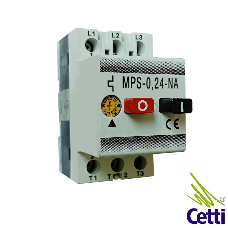 Disjuntor Motor Moeller de 0,16 A 0,24A MPS-0,24-NA Disjuntor Motor Moeller de 0,16 A 0,24A MPS-0,24-NA