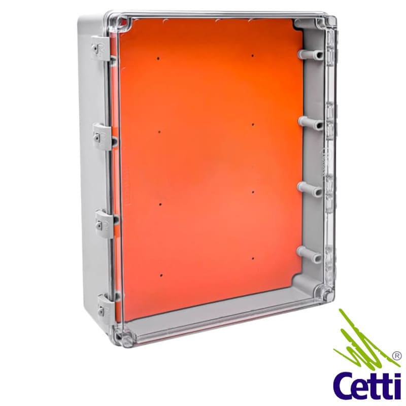 Caixa de Comando Elétrico IP68 Tampa Transparente 500x400x200 mm Rohdina 888827 Caixa de Comando Elétrico IP68 Tampa Transparente 500x400x200 mm Rohdina 888827