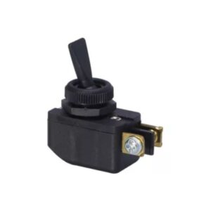 Chave Liga/Desliga Unipolar Preta com Alavanca de Nylon 6A MarGirius CS-301D