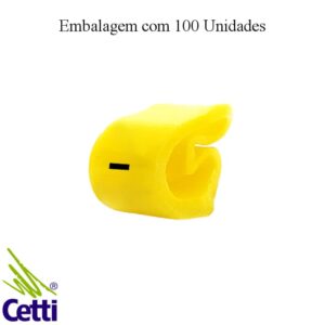 Cetti Materiais Elétricos 23 Identificador de Fio Elétrico Anilha Negativo de 4 a 16 mm²– Hellerman Tyton MHG4/9 – 100 Unidades