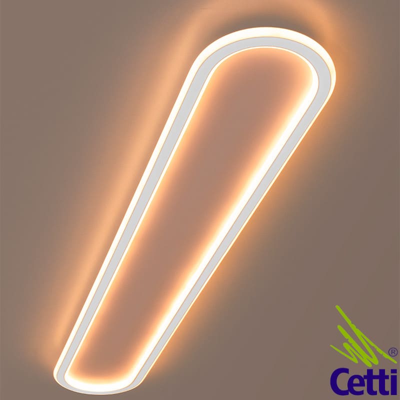 Luminária LED de Sobrepor no Teto Branca 48W Telaio Linear HM85490 Luminária LED de Sobrepor no Teto Branca 48W Telaio Linear HM85490