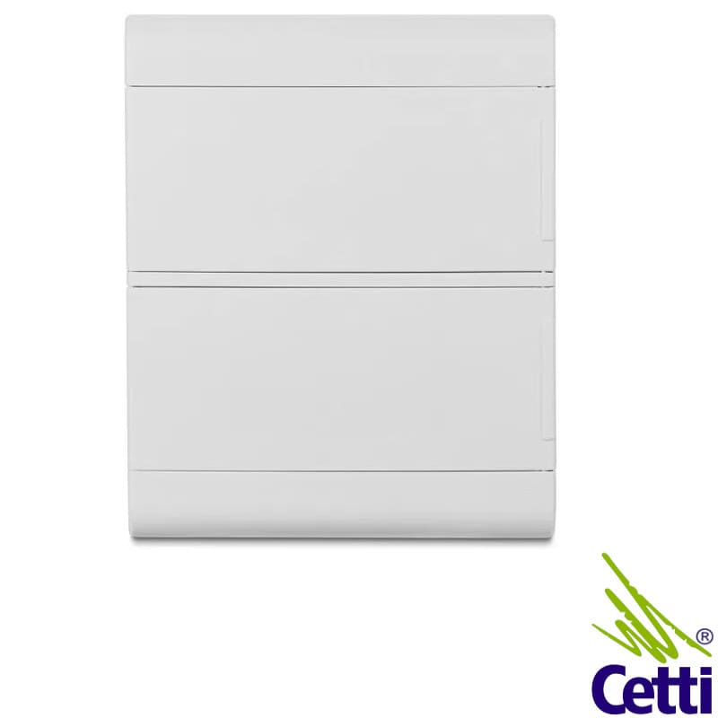 Quadro de Distribuição Elétrica de Sobrepor 24 Polos Steck SCV24PO Quadro de Distribuição Elétrica de Sobrepor 24 Polos Steck SCV24PO