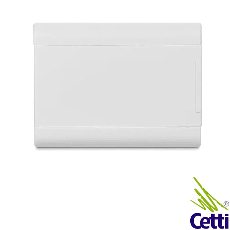 Quadro de Distribuição Elétrica de Embutir 12 Polos Steck SCM12OBR Quadro de Distribuição Elétrica de Embutir 12 Polos Steck SCM12OBR