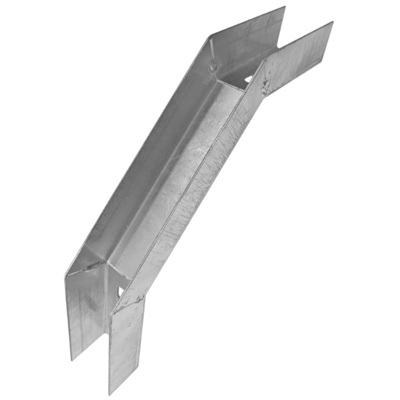 Curva Perfilado Vertical Externa 38x38 mm 90 Graus Galvanizada