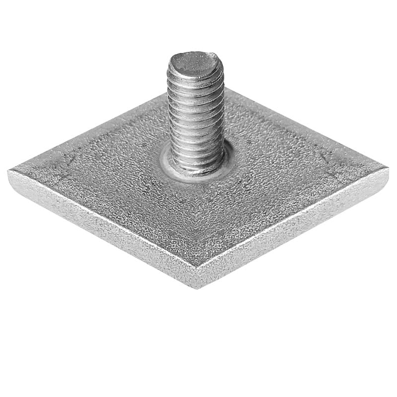 Porca Losangular para Perfilado - 1/4" Com Pino Porca Losangular para Perfilado - 1/4" Com Pino