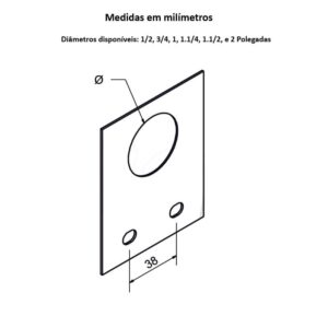 saida-horizontalde-perfilado-para-eletroduto-medidas-e-desenho-mecanico