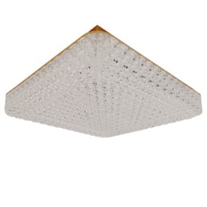 Plafon LED Quadrado Moderno Troca Cor e Controle Remoto Opus OPS87401