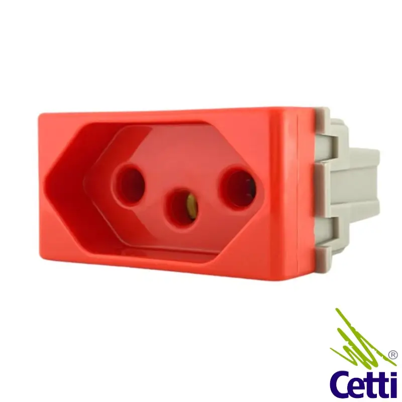 modulo-tomada-20A-2P+T-Vermelha-tramontina-LIZ-57115039