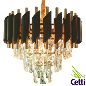 Cetti Materiais Elétricos 26 lustre pendente de cristal
