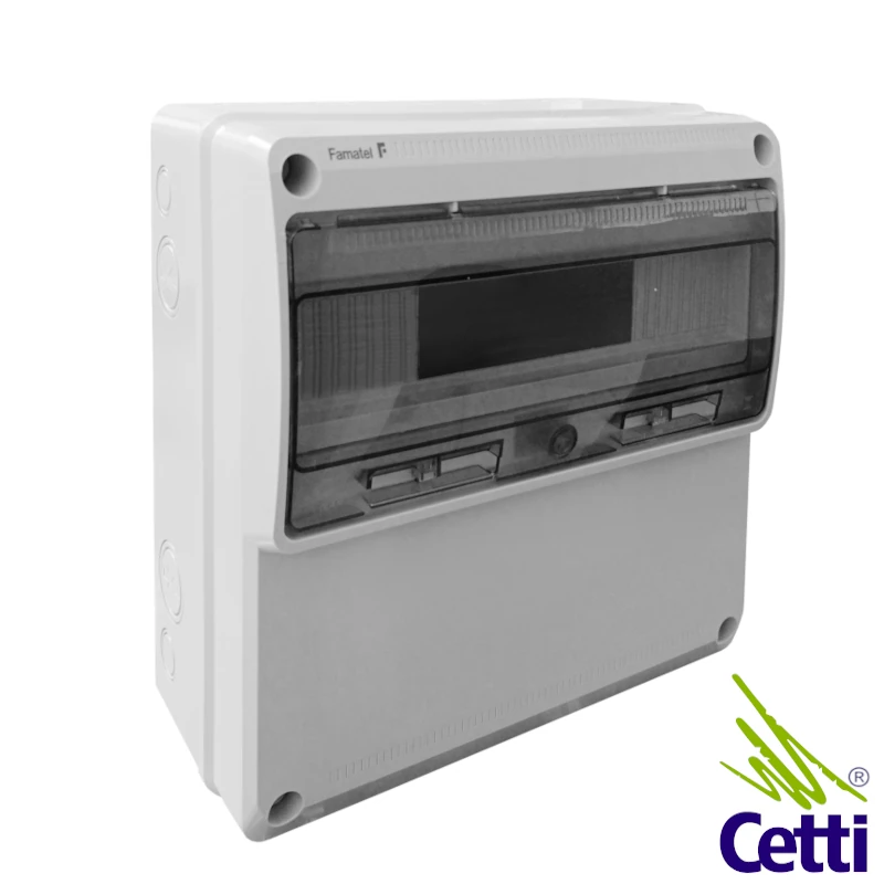 caixa-disjuntor-ip65-comando-combinada-16-din-famatel-3974-acquacombi caixa disjuntor ip65