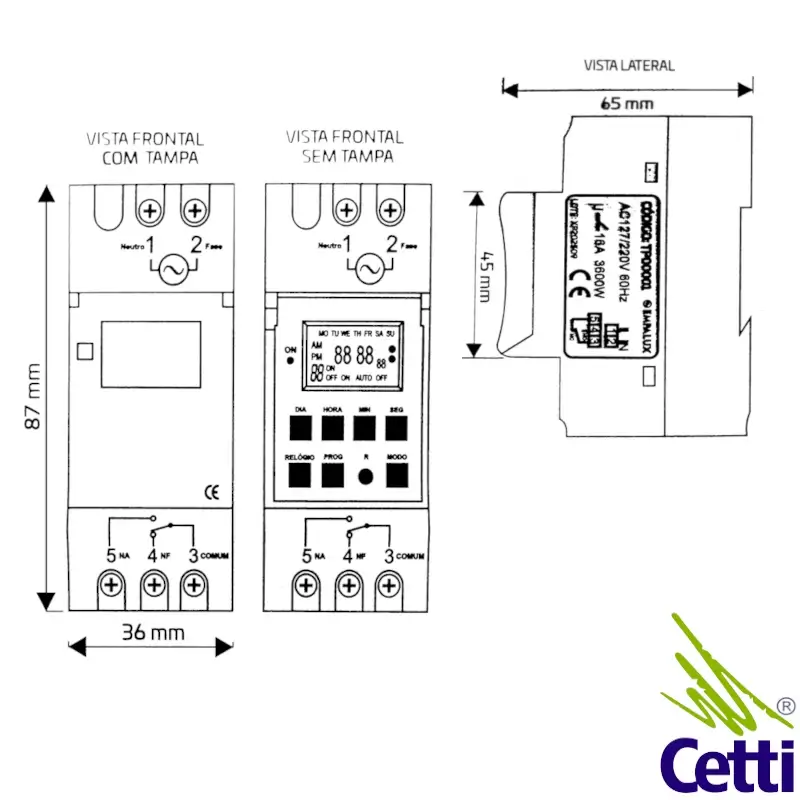 medidas-instalacao-temporizador-digital-programador-horario-empalux-tp00001 medidas instalação temporizador digital programador horario empalux tp0001